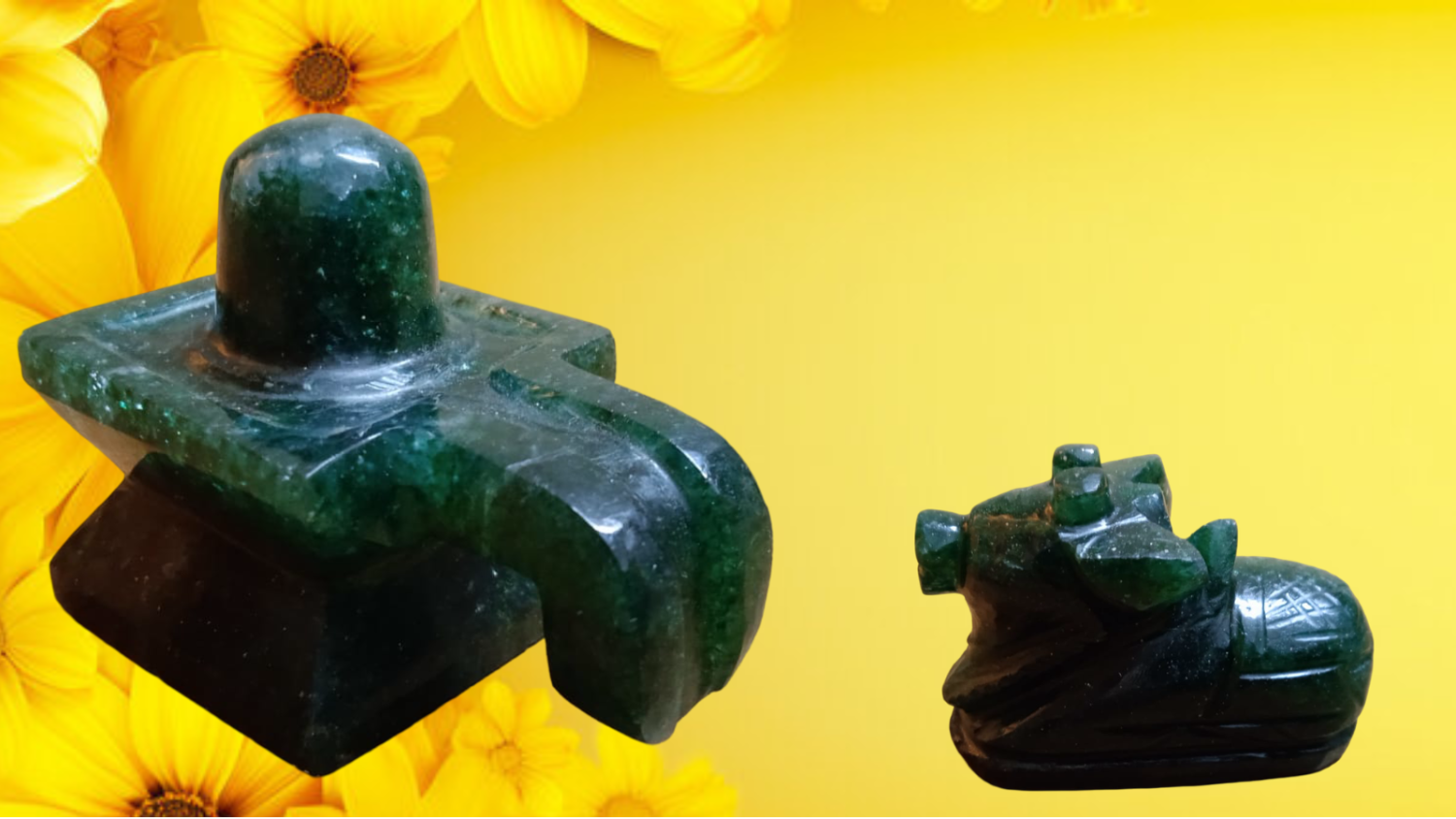 Natural Green Jade Nandi – Sacred & Auspicious/नेचुरल ग्रीन जेड नंदी