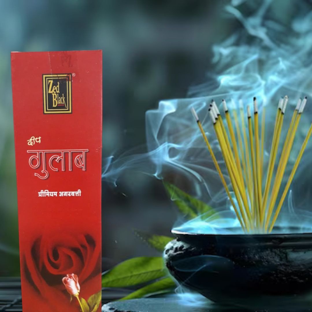 ज़ेड ब्लैक गुलाब अगरबत्ती/Zed Black Gulab Agarbatti